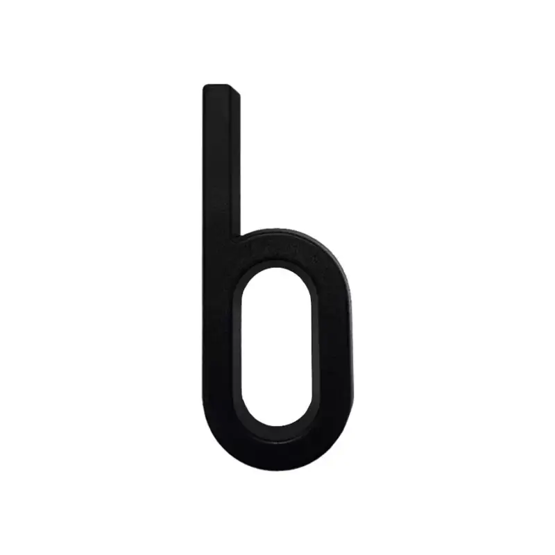 Ajánlat Házszám zamak fekete "b"