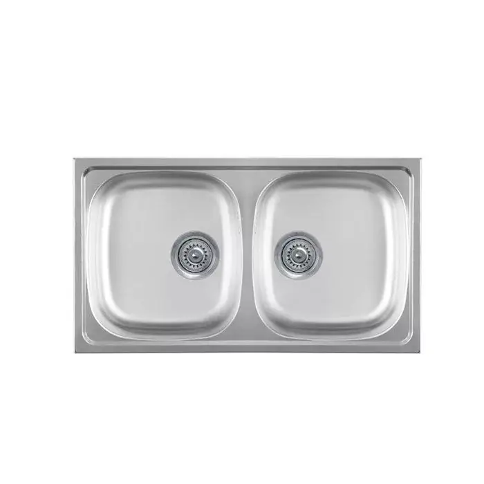 Outlet Luna Flex 2D Inox mosogató 770x435/ 165mm 90mm lefolyó 123781