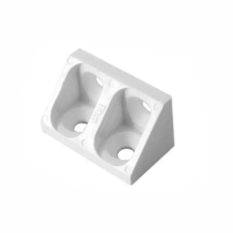 Olcsóbb Polcrögzítő 10x10x30mm Fehér