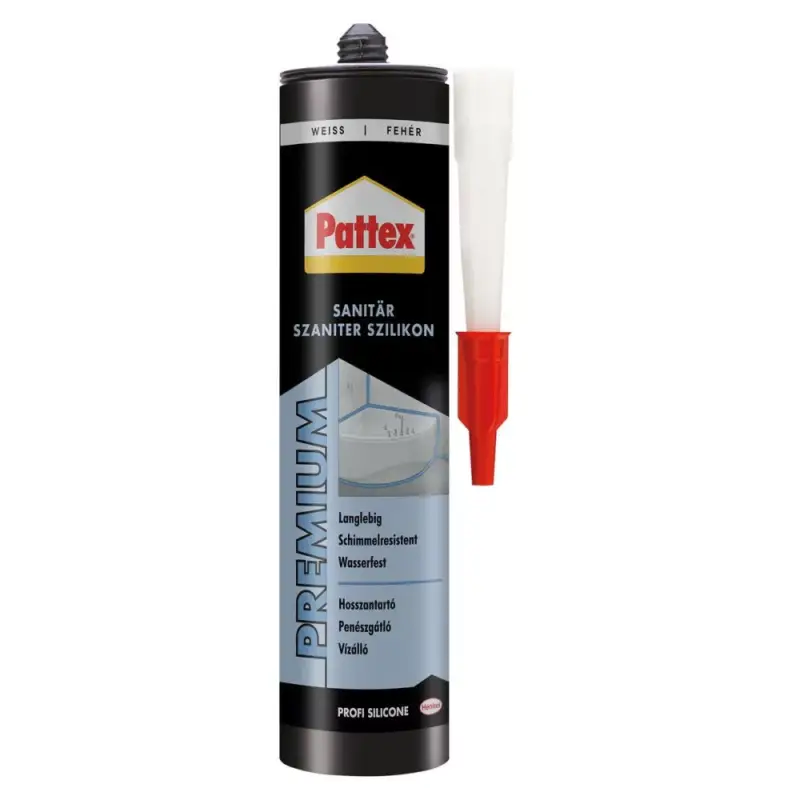 Pattex szaniter szilikon 280ml Fehér Kiárusítás