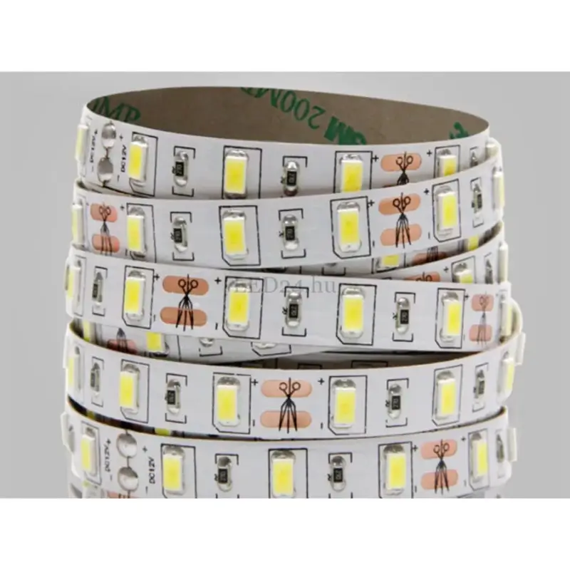 Led modul tekercs meleg fehér SMD 5630 12V (2900°K) 60led/fm 12W erős fényű Outlet