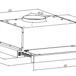 Gyors kiszállítás EVIDO SLIMBOX 50X teleszkópos páraelszívó, 50 cm, inox