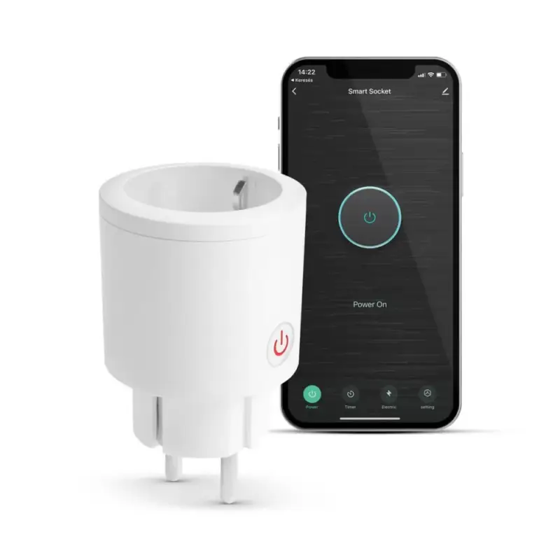 Nézd meg most Konnektor dugalj Smart Wi-Fi-s fogyasztásmérővel időzítővel