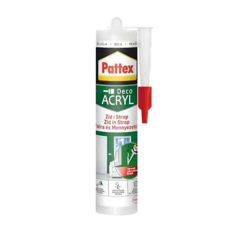 Pattex Akril fehér 280ml Rugalmas Festhető Biztonságos vásárlás
