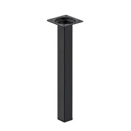 Kiárusítás Bútorláb 25x25x300mm Fekete acél