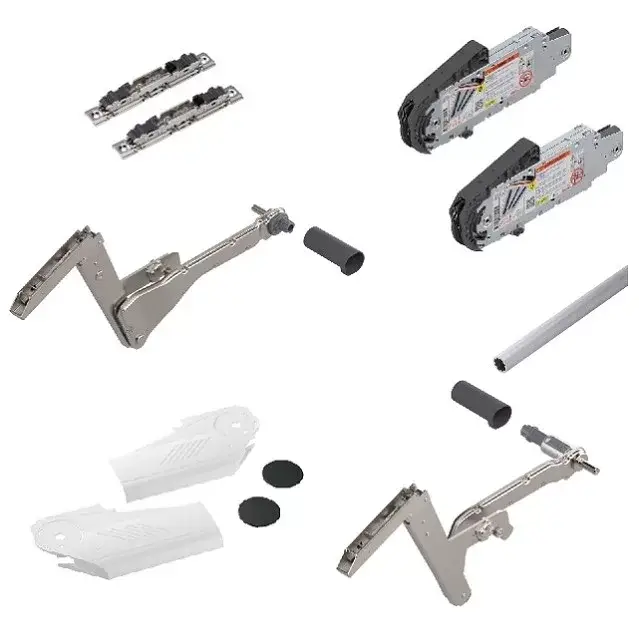 Aventos HS 20S2D00.05 erőhordozó + 20S3500 emelőkar + 20S8000 Fehér takarósapka + 20S4201 előlaprögzítő + 20Q1061UN rúd Árengedmény