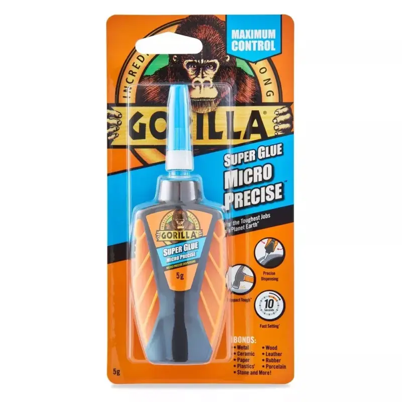 Gorilla Super Glue Micro Precise Pillanatragasztó 5gramm Végkiárusítás