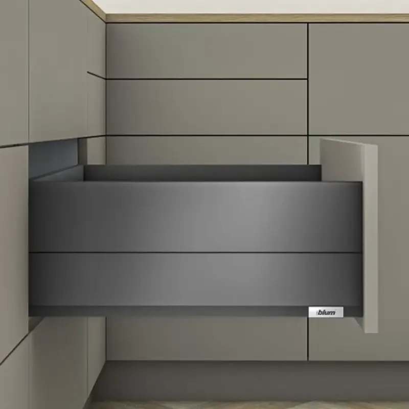 Biztonságos vásárlás MerivoBox 36" E magasságú BOXCAP fém oldallal 450mm-es Orionszürke 40kg