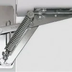 Biztonságos fizetés Felnyíló vasalat rugós 75°-os nyitásszög HETTICH max: 4,6kg