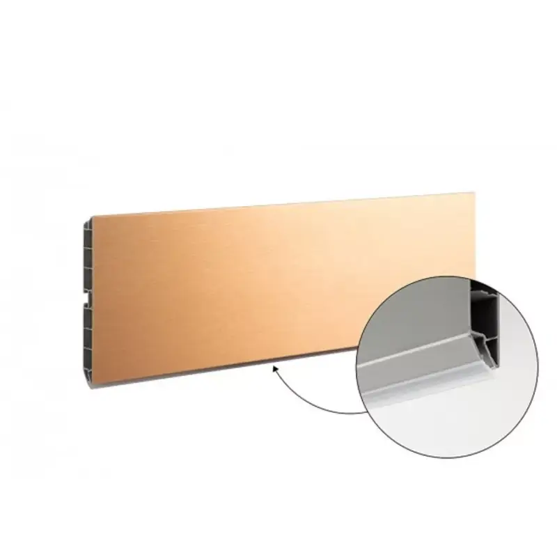 Lábazat előlap SCILM 100x4000mm Csiszolt Réz Népszerű