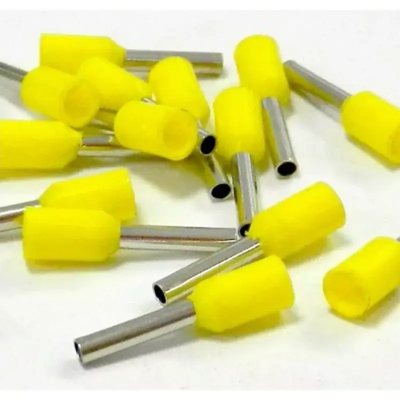 Gyors kiszállítás Érvég hüvely szigetelő 1,0mm/ 8 sárga E1008 STI737 Stilo
