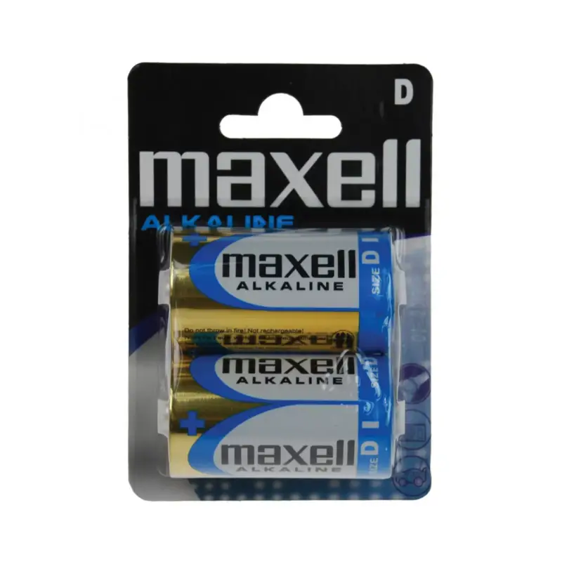 Expressz szállítás Maxell LR20 D elem, féltartós, góliát, 1,5V, 2 db/csomag, Maxell_LR20