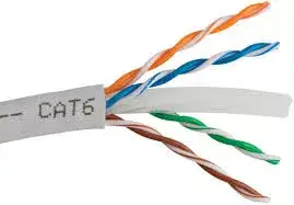Számítógép vezeték UTP CAT6 (305) réz szürke 4x2x24 adatkábel Szuper ajánlat
