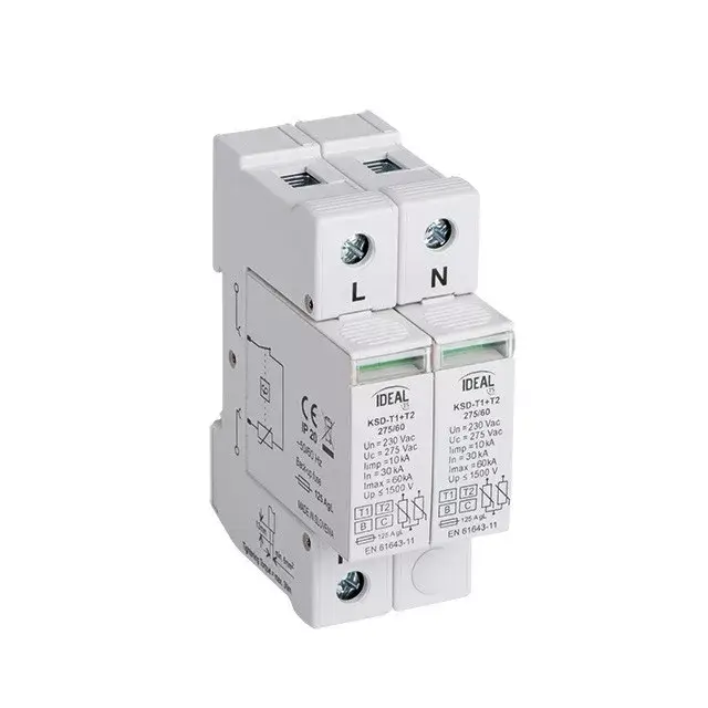 Azonnal elérhető Kanlux 23922 KSD-T1+T2 275/120 1P+Ntúlfeszültség korlátozó