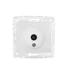 Kanlux 24742 DOMO 01-1290-002 fehér antenna csatlakozó TV aljzat, átmenő Rendeld meg most