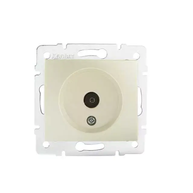 Kanlux 24978 DOMO 01-1290-030 gyöngyház antenna csatlakozó TV aljzat, átmenő Vedd meg most