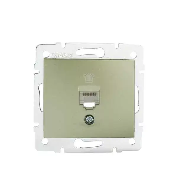 Alacsony ár Kanlux 25046 DOMO 01-1370-050 pezsgő telefon csatlakozó aljzat (RJ11)