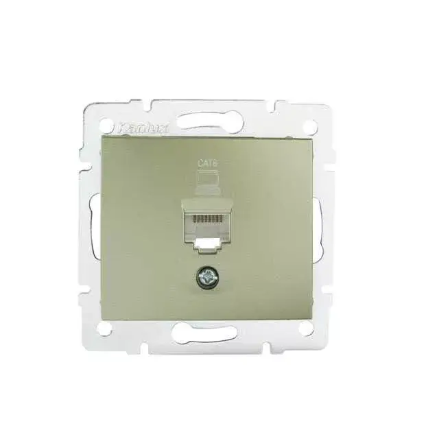 Kanlux 25049 DOMO 01-1400-050 pezsgő adatcsatlakozó aljzat (RJ45 Cat 6 Jack) Végkiárusítás