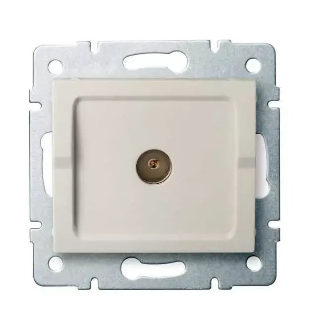 Kanlux 25156 LOGI 02-1290-003 krém antenna csatlakozó TV aljzat, átmenő Azonnal elérhető