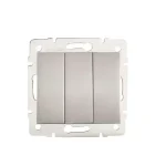 Kanlux 25195 LOGI 02-1090-143 ezüst hármas csillárkapcsoló Akciós ár
