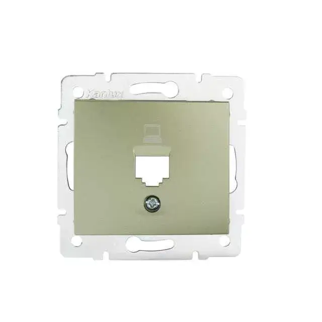 Kanlux 25925 DOMO 01-1399-050 pezsgő csatlakozó aljzat burkolat (RJ45 Jack), aljzat nélkül Utolsó esély