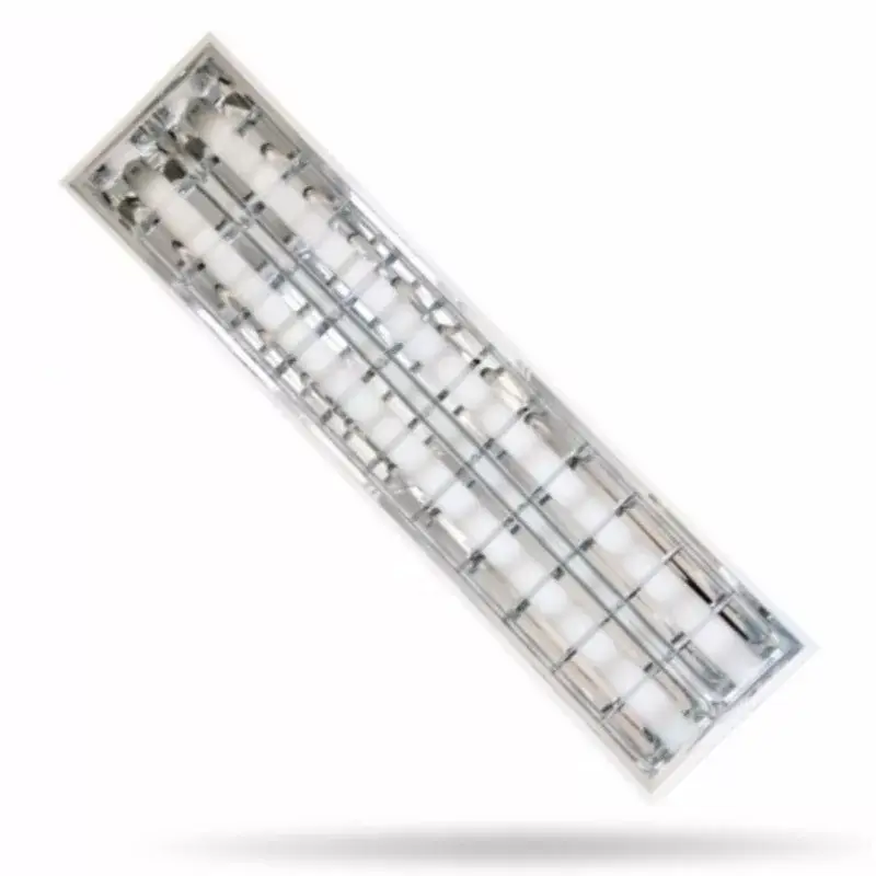 Gyors kiszállítás Tükrös rácsos falon kívüli LED csőhöz szerelt 2x36W üres IP20 DP tükör deLux (DEL1496) fénycső armatúra