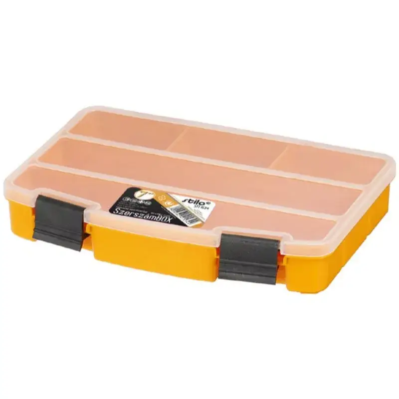 STI1534 Stilo rekeszes szortimenter narancs 7" 194x140x33mm Kiárusítás