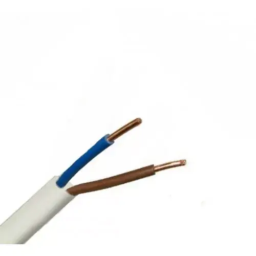 MT kábel 2x1,5mm2 fehér PVC köpenyes réz erű sodrott H05VV-F (MTK) Végkiárusítás