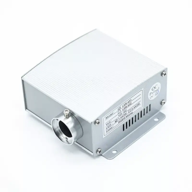 Kihagyhatatlan ajánlat FIBER OPTIC LED ILLUMINATOR LEB-431 RGBW 4X3W CSILLAGOS ÉGBOLT VILÁGÍTÁSHOZ