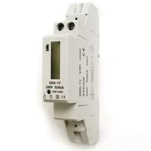 Fogyasztásmérő direkt 1F 50A digitális, NEM hitelesített,DIN sínre, 5256H Vásárlói kedvenc