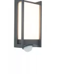 LUTEC QUBO Kültéri fali mozgásérzékelős LED lámpa 13W 3000K 800lm IP54 5193002118 Legjobb ár