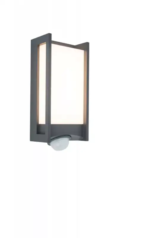 LUTEC QUBO Kültéri fali mozgásérzékelős LED lámpa 13W 3000K 800lm IP54 5193002118 Legjobb ár