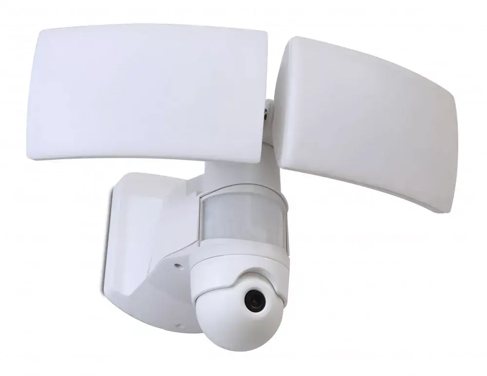 Kiárusítás LUTEC LIBRA Kültéri fali mozgásérzékelős kamera+audió LED lámpa 38W 5000K 3000lm IP44 7632401053