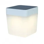 Prémium LUTEC TABLE CUBE Kültéri hordozható napelemes LED lámpa 1W 3000K 100lm IP44 6908001331
