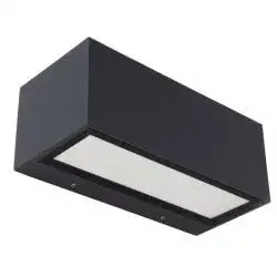Prémium LUTEC GEMINI Kültéri le-fel világító fali LED lámpa 20W 3000K 1230lm IP54 5189112118