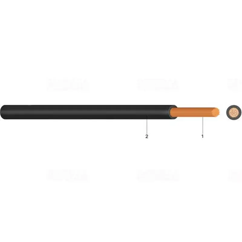 Végkiárusítás MKH vezeték 1X35mm2 fekete PVC szigetelésű sodrott réz erű H07V-K (MKH)