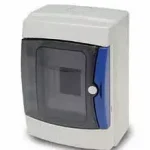 Utolsó esély AcQUA falon kívüli 4 modulos elosztódoboz, tűzálló, vízálló IP656 szürke 3904-T, Famatel S.A