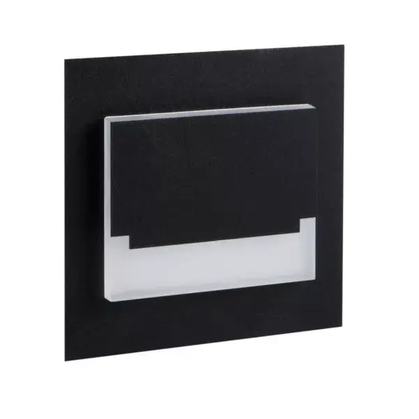 Kihagyhatatlan ajánlat Kanlux 29855 SABIK MINI LED B-WW lámpa LED lépcsővilágító lámpatest fekete 3000K