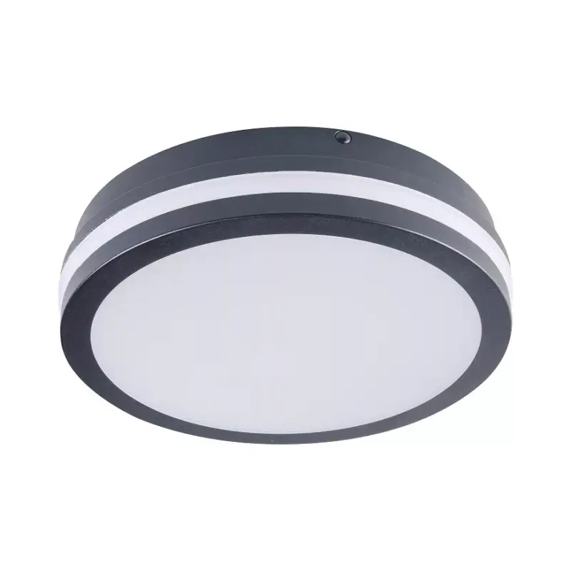 Outlet Kanlux 32948 BENO N 18W NW-O-SE GR lámpa, kerek mennyezeti LED lámpatest, mozgásérzékelős grafit 4000K