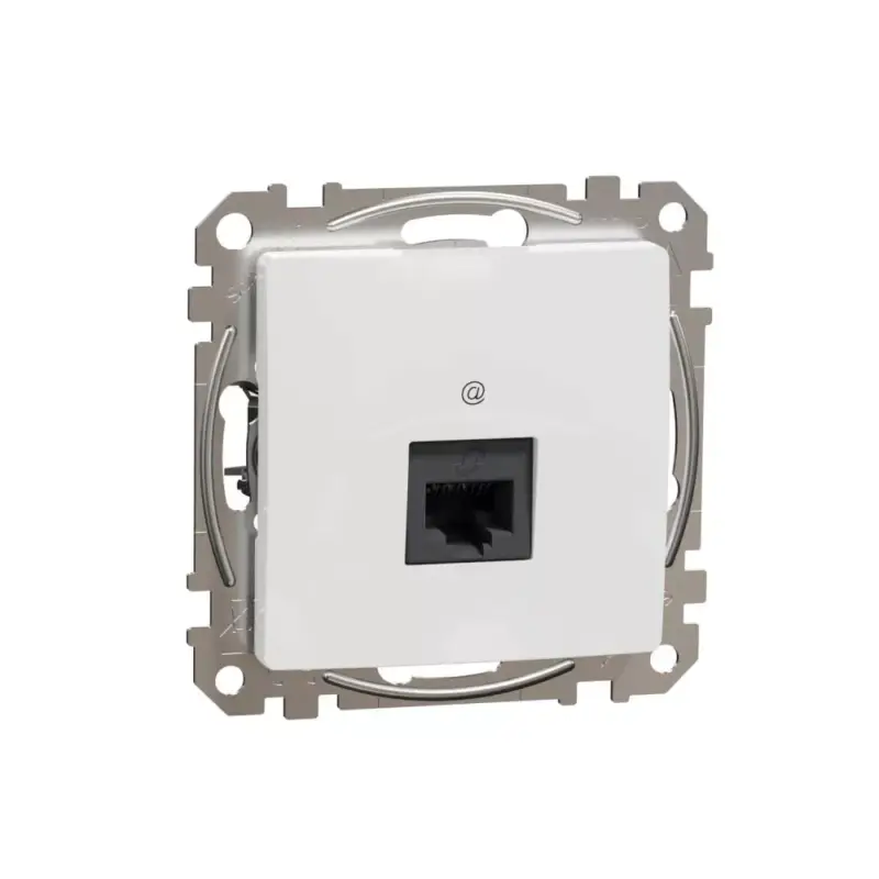 ÚJ SEDNA 1xRJ45 Cat6 UTP aljzat, fehér Schneider SDD111461 Árengedmény