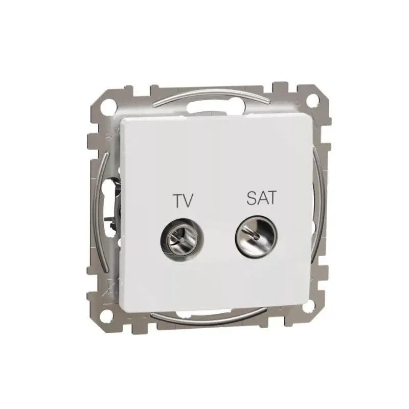 Expressz szállítás ÚJ SEDNA TV/SAT aljzat, végzáró, 4 dB, fehér Schneider SDD111471S