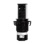 BACHMANN Elevator 928.003, INOX elosztó 1X230V SCHUKO+ 2X230V EURO pultba süllyesztehető dugalj Legkelendőbb