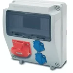Szuper akció AcQUA 9 modulos szerelt ipari doboz /2db ht alj+1db 4p 16A alj/, 3957_1, Famatel S.A