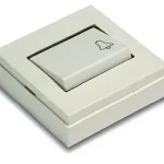 Kedvezmény Nyomókapcsoló, falon kívüli, csengőjellel, 10A-230V, krém, 5010, Famatel S.A