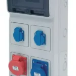 Ajánlat ACQUA doboz 8 modul - 2db házt. + 1db 2P+F 16A ipari + 1db 3P+F 16A ipari, 6510, Famatel S.A