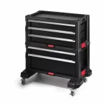 Végkiárusítás KETER 5 FIÓKOS TÁROLÓ TOOL CHEST Fekete/piros, 237007, Curver