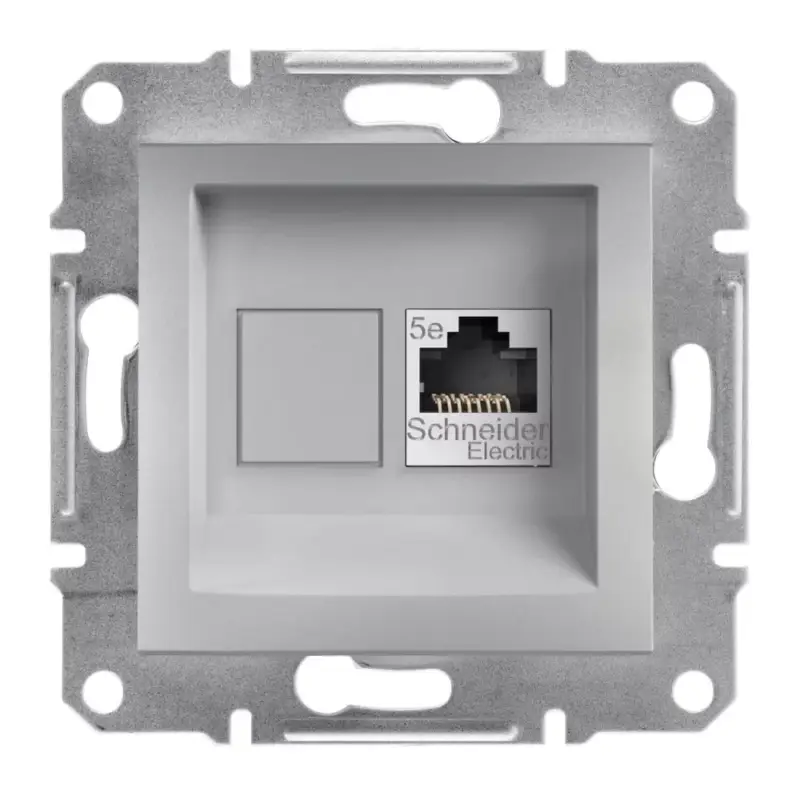 Schneider ASFORA 1xRJ45 Cat5e UTP aljzat, alumíniumEPH4300161 Azonnal elérhető