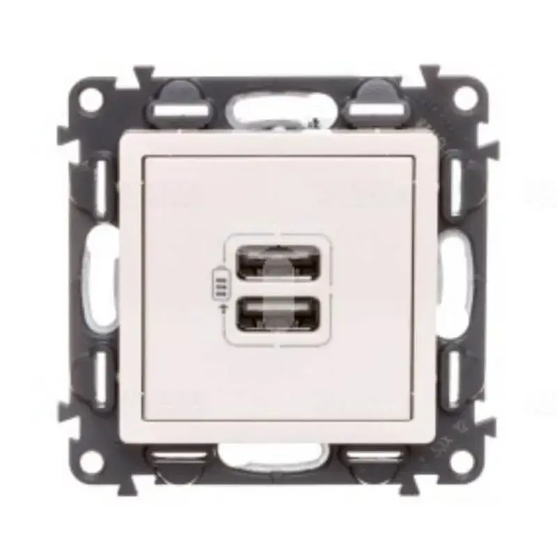 Azonnal elérhető Legrand Valena Life kettős USB töltőaljzat beépített tápegységgel - 5V - 1500 mA elefántcsont, Legrand 753212