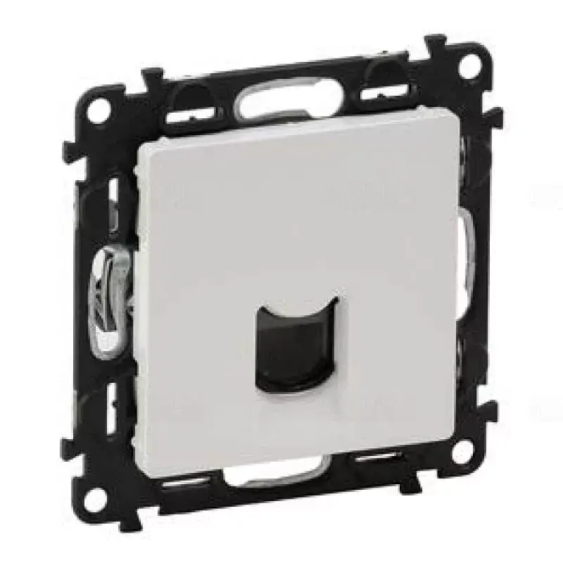 Legrand Valena Life 1xRJ45 Cat. 6 STP csatlakozóaljzatalumínium, Legrand 753346 Expressz szállítás