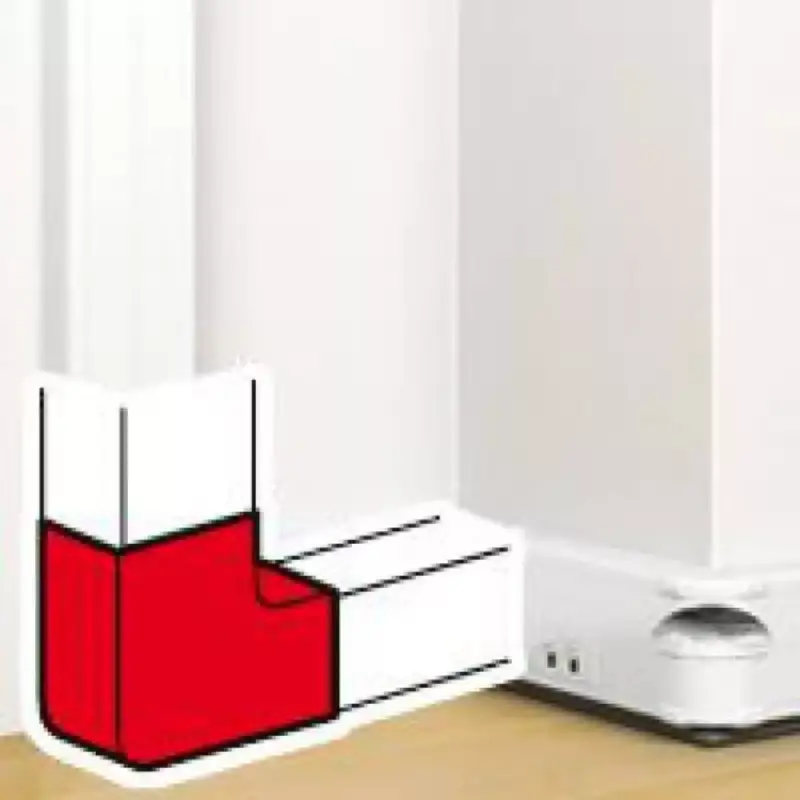 Ne maradj le Legrand DLP kanyarelem bepattintható kábelcsatornához, 90°, 130 x 50 mm, fehér Legrand 075643